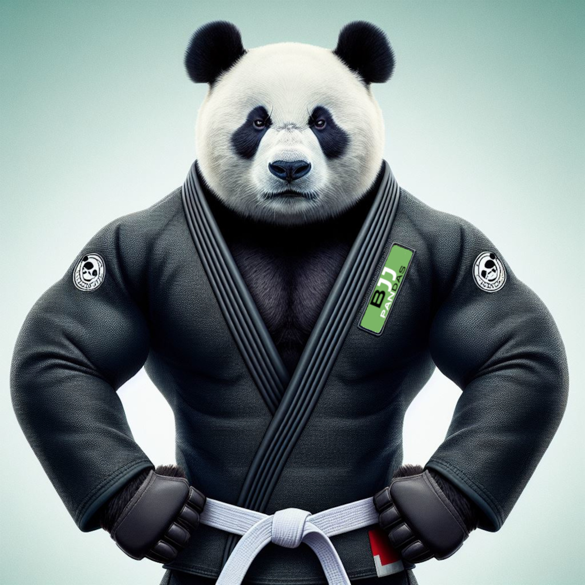 BJJ Panda Standing Strong